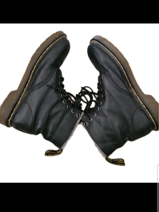 Dr. Martens Unisex 1460 Black Pebbled Leather Classic Rock Punk Boot 7m 9W main image 12